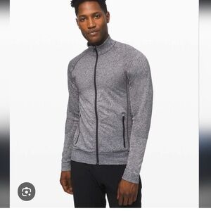 Lululemon Engineered Warmth Jacket Men’s XL Gray Full Zip Merino Wool Stretch